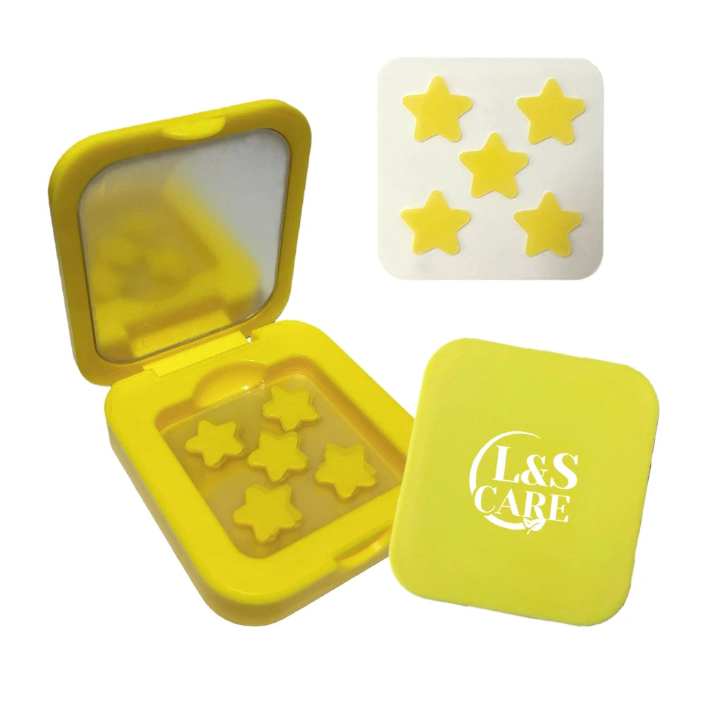 Potable Fashionable Acne Patch OEM Shape & Color Acne Pimple Patch with Mirror case 32patches/case