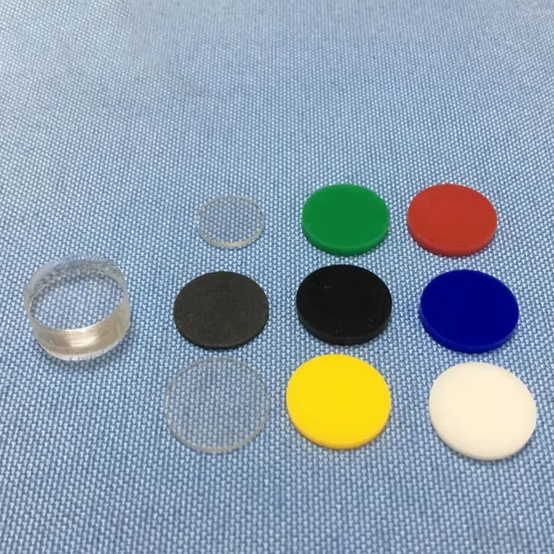 Xmlivet 14mm Colorful Acrylic/Fibre Pool Cue Tip Cushion Billiards Carom Tip Pads Billiards Accessories