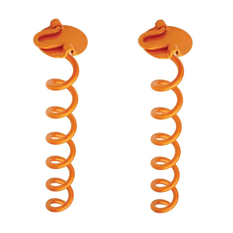 25 cm Anti-rust Ground Stake 16 Inch 10 Inch Spiral No Dig Stakes Trampoline Kit Ground Anchor Set 12 Inch Earth Anchors
