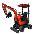 Mini Crawler Excavator from Chinese Manufacturer 1ton 1.5ton 2ton Capacity Small Digger Model HT10 with 1 Year Warranty