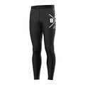 Custom Men's Jiu Jitsu Grappling Leggings 4-Way Stretch Compression Support Flatlock Seams Performance No-Gi Gear