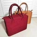 MU Ziplock Bag Felt Bag Custom Gift Bags Handbag Grocery Bright Color Reusable Shopping Felt Tote Bag