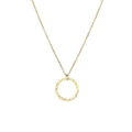 EManco Fashion Stainless Steel Necklaces Women Men Chain Minimalist Round Circle Pendant Necklace Gold Jewelry 2023