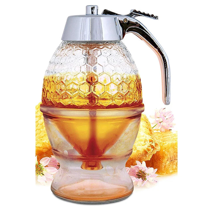 Empty PET Honey Jars Hexagonal