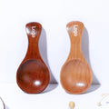 Handmade Vintage Mini Wooden Spoons New Natural 8.5cm Wooden Milk Powder Spoon for Kits Coffee