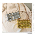 2025 Hot Design Acrylic Pearl Clutch With Chain Women Square Clutch Purses for Woman Wedding Evening Handbag for Formal Occasion