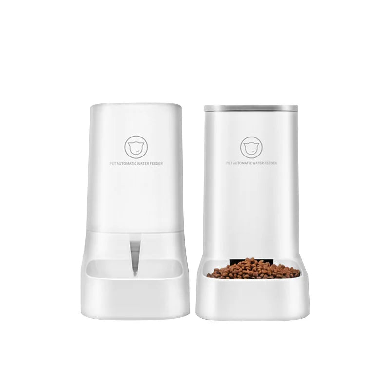 New Auto  Dog Cat Feeding Dispenser Bowl Automatic Feeder Pet