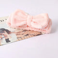 Custom logo Girls Hair Bows Skincare Makeup Baby Spa Headbands for Women Headband