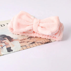 Custom logo Girls Hair Bows Skincare Makeup Baby Spa Headbands for Women Headband