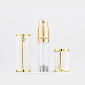 5ml Bottle Pump Lady Mini Portable Bottle Travel Refillable Perfume Spray 10ml Leather Rechargeable Perfume Atomizer