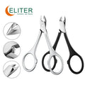 ELITER in Stock Supplier Scissor Shape Cobalt Cuticle Nipper Nail Nipper Cuticle Remover Micro Cuticle Nippers