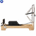 Half Trapeze Pilates Reformer Tower Oak Wood Pilates Reformer with Half Trapeze