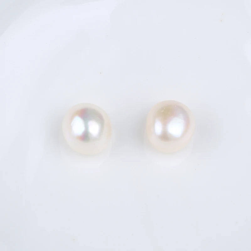 Wholesale 9-10mm White Baroque Loose Pearls Natural Freshwater Pearls for Jewelry Making