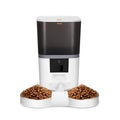 Automatic Cat Feeder with 2.4G WiFi APP Control Smart Pet Food Dispenser for Dry Food with Stainless Steel Bowl