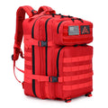 High Quality Red Oxford Fabric Waterproof Material Multi-functional Large Capacity Men's Backpack
