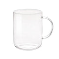 INS Lightweight Hand Blown High Borosilicate Office Glass Water Tea Cup with Handle