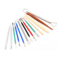 Pottery Art DIY Tool 13 Pcs Pottery Clay Carving Cutter Ceramic Modelling Sculpting Tool Sets Clay Ceramic Knife