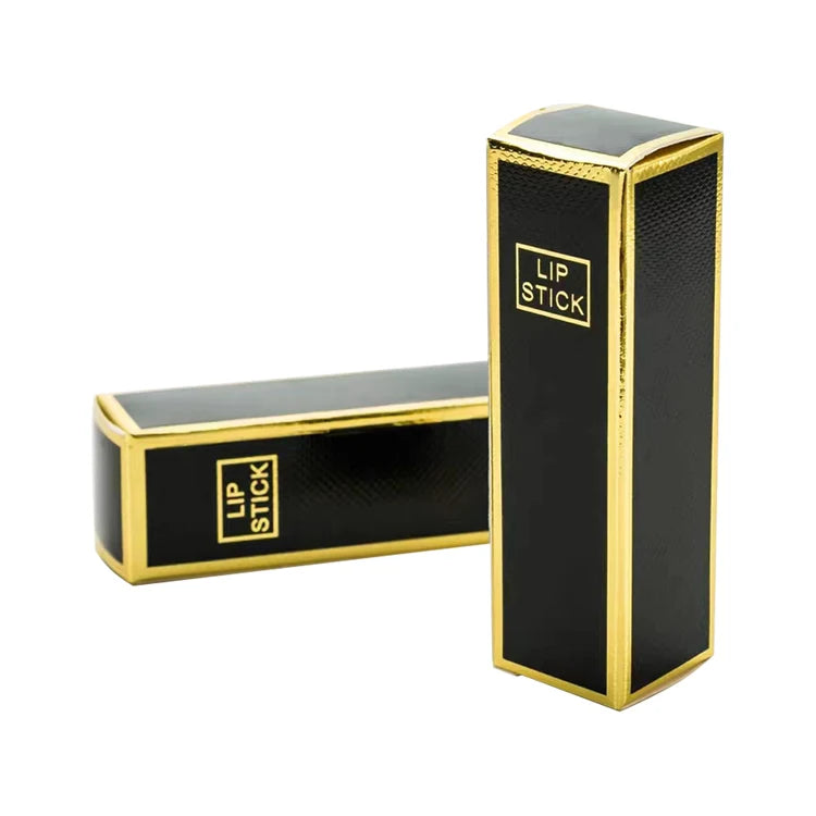 Luxury Custom Made Gold Foil Gift Lipgloss Tubes and Packaging Box for Lipgloss