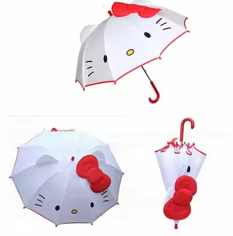 Wholesale Customized 3D Cute Kids Umbrella Waterproof Cartoon Design for Students Kindergarten Children's Kids Umbrella