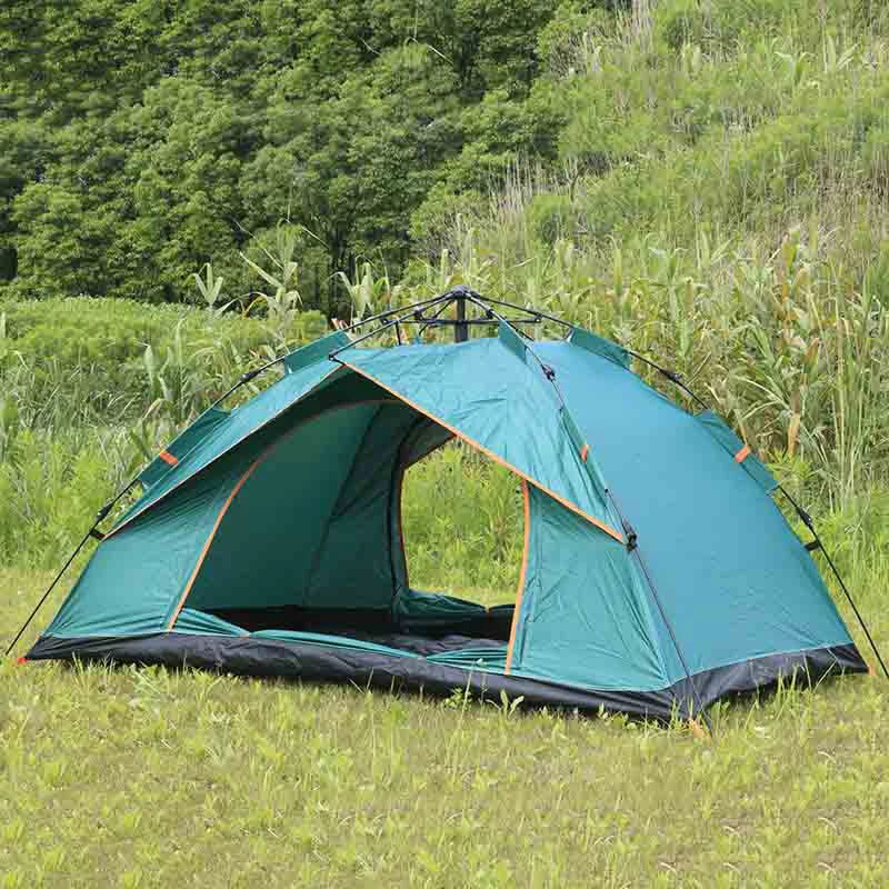 Warehouse Wholesale Pop up Tent Family Camping Tent 4 Person Instant Automatic Tents Waterproof Windproof for Camping