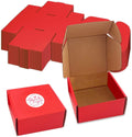 Corrugated Cardboard Boxes with Thank-you Stickers for Small Items