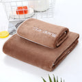 2021 New Products Solid Color Embroidery logo Hand Towel Face Towel Microfiber Towel for Bathroom