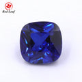 Redleaf Hot Sale Loose Gemstone Cushion Diamond Cut Blue 34# Synthetic Wholesale Sapphire Gems Corundum