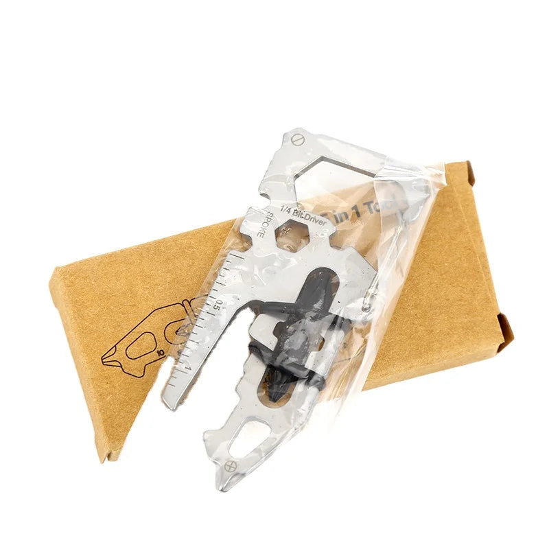 Outdoor Survival Multipurpose Tool Card 2Cr13 Multipurpose Tools Customized OEM Support