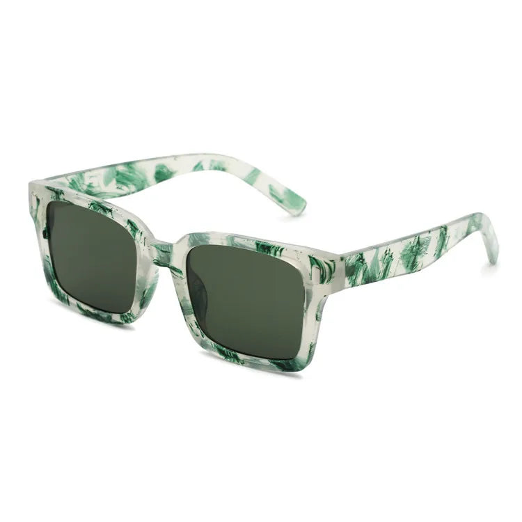 VIFF HP21563 Vintage Shades Glasses Polycarbonate Frame Custom Square Sunglasses for Men and Women MegaBDM