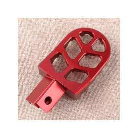 CNC Milling Pedal Aluminum Bicycle Pedal Bike Motorcycle Foot Pegs with Red Anodized