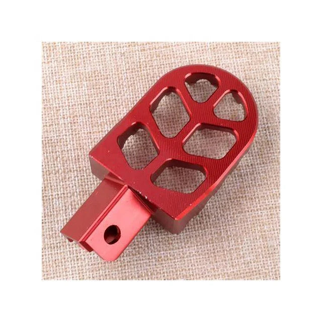 CNC Milling Pedal Aluminum Bicycle Pedal Bike Motorcycle Foot Pegs with Red Anodized