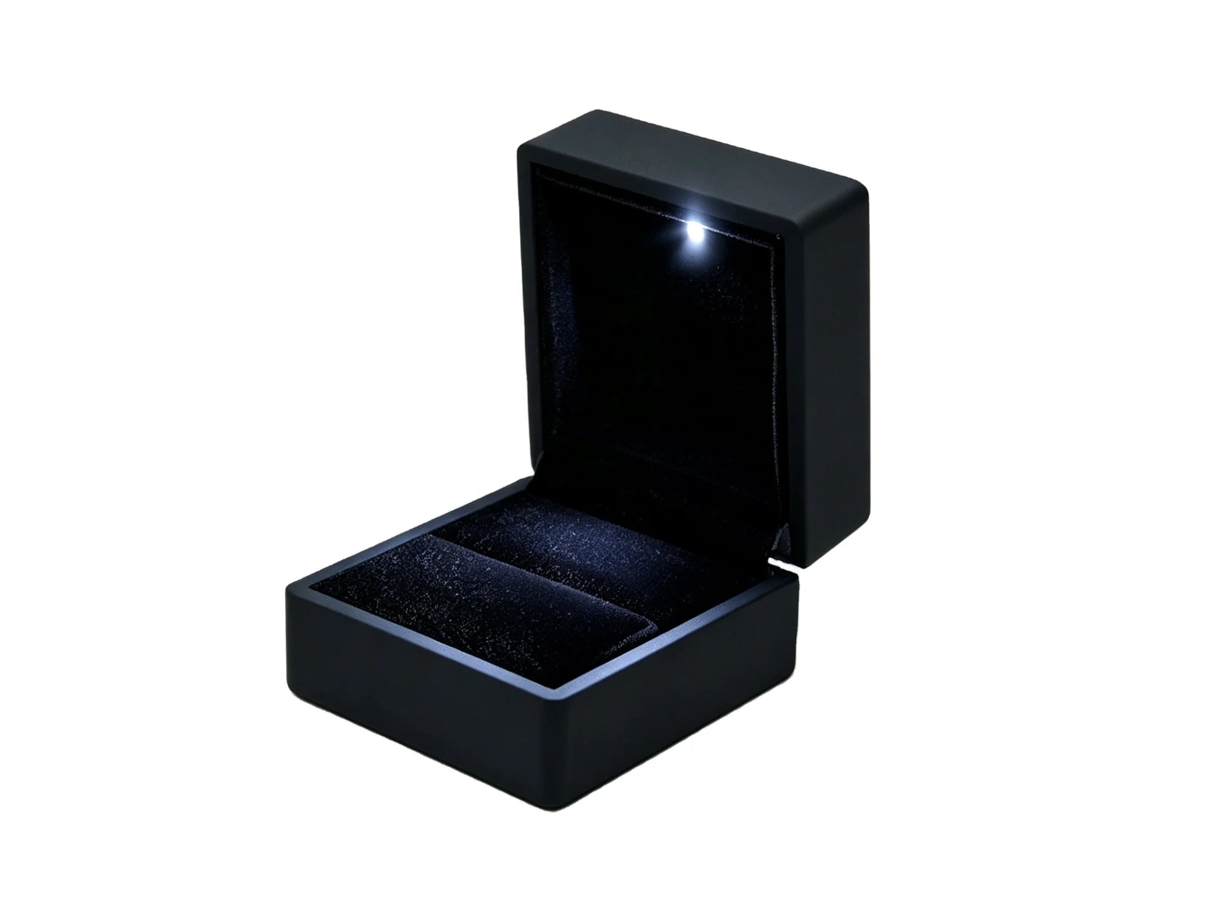 LED Lighted Ring Box Stock LED Ring Boxes Small Min Qty LED Jewelry Box Luxury