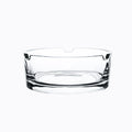 Modern Glass Machine Pressed Portable Ashtray Customizable Color for Indoor/Outdoor Use Home Office Patio