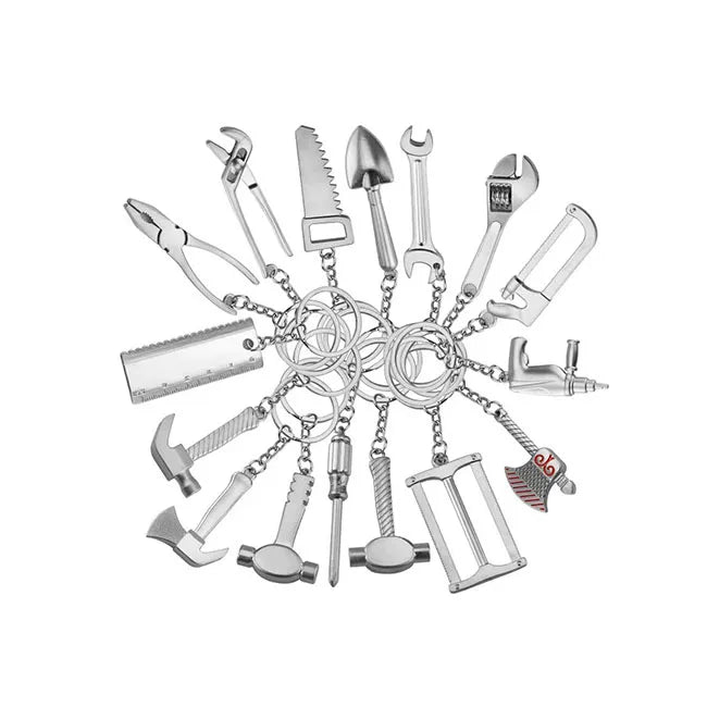 Keychain Tools Metal Pendant Key Chain Stainless Steel Keyring
