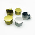 70g Wholesale Custom Luxury Vessels Candle Jars Cans Box Scented Empty Round Tins Candle Tins Containers