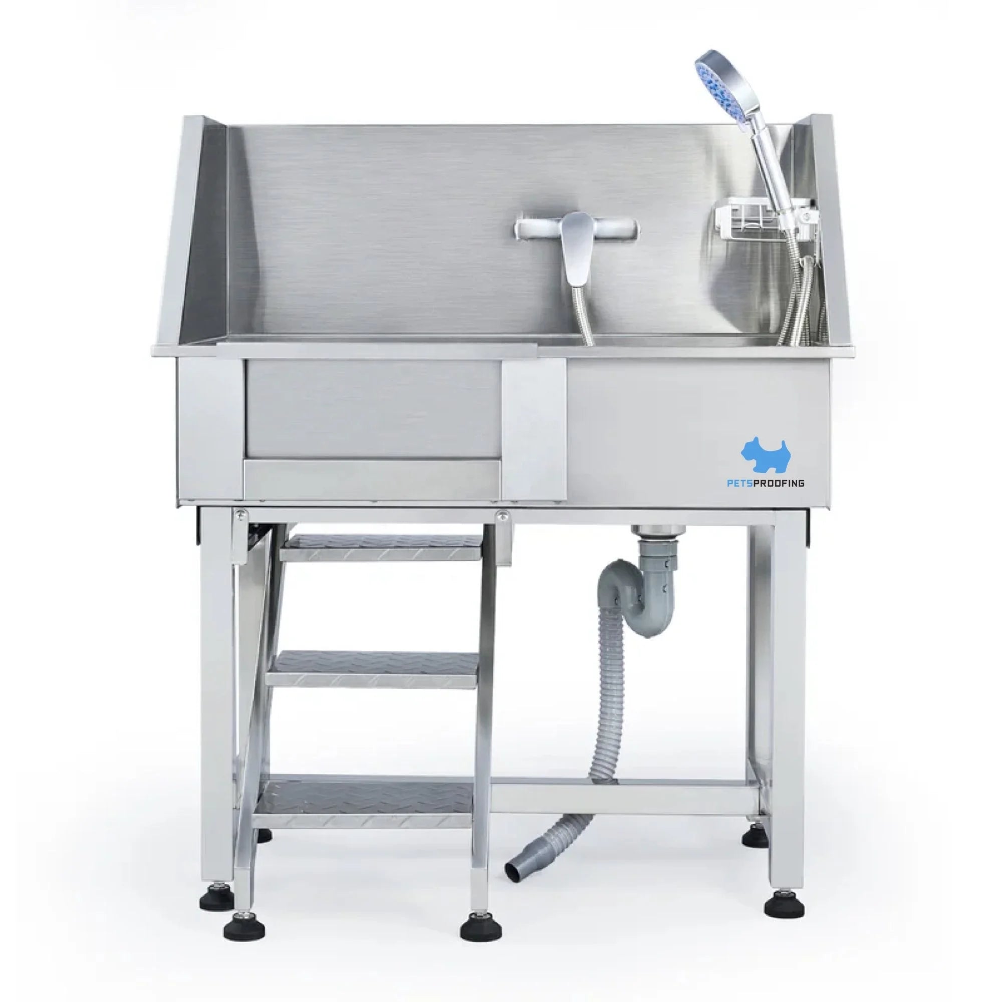 Petsproofing Luxury Electric Lifting Dog Tub Stainless Steel Bathtub Dog Grooming Bathtub Bath Tub