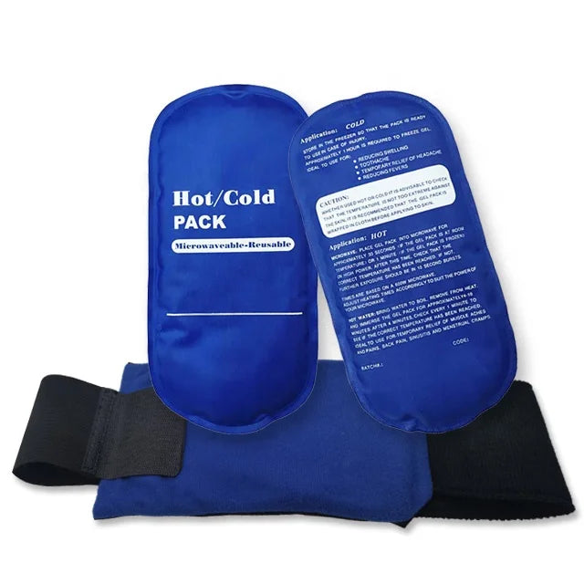 Reusable Cold Therapy Gel Wrap Support Injury Recovery Gel Ice Packs with Adjustable Wrap