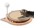 Pet Cat Accessories Cheap Modern Nature Sisal Cardboard Cat Scratcher Interactive Cat Toy Ball