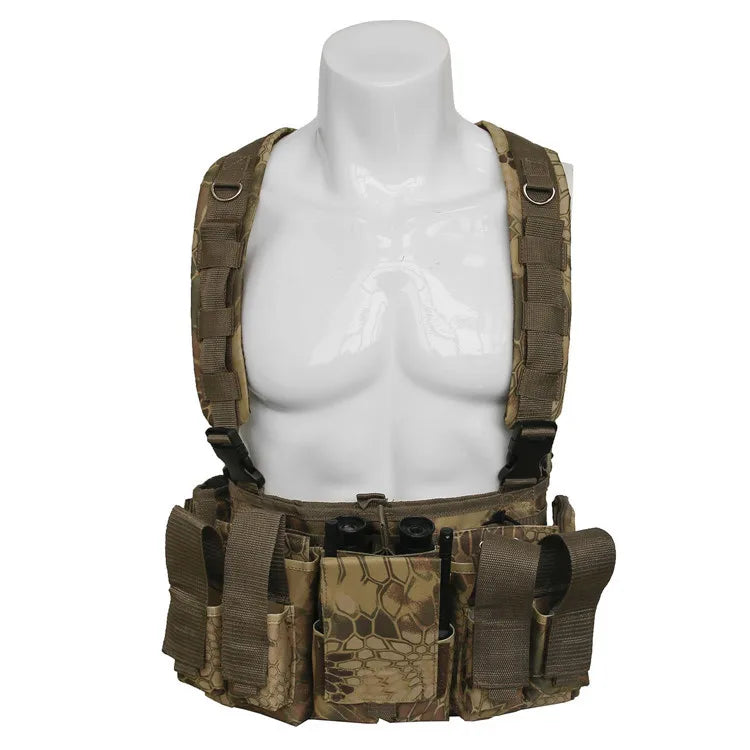 Lightweight Multifunctional Tactical Chest Rig Bag Easy Carry Personal Defense Equipment