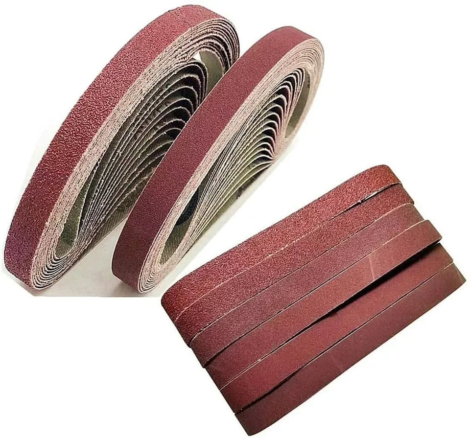 DE Warehouse 24H Shipping Free Delivery 60pcs 13*457mm Sanding Belt Mixed Air Finger Sander Grit 40-240 Grit Abrasive Tools