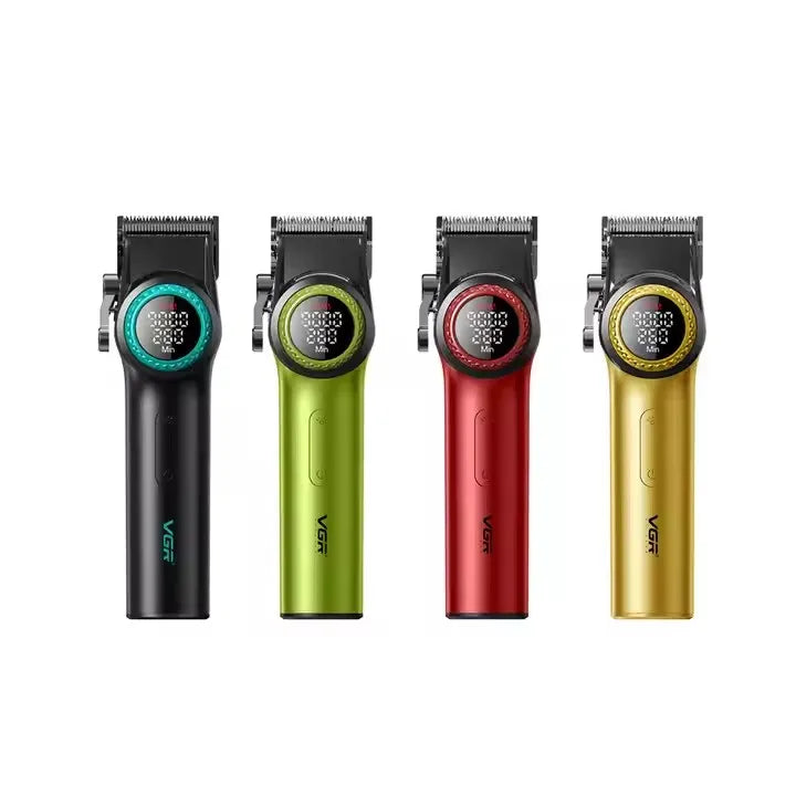 VGR V-001 Fade Blade High-Speed Salon Series Cordless Professional Rechargeable Metal Hair Clipper for Men