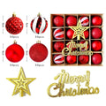 2024 New Peoduct Christmas Decoration 6cm Electroplated Plastic Balls Shaped Painted Christmas Balls Christmas Tree Hangings