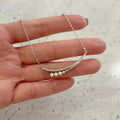 Collarbone Chain Freshwater Pearl Necklace Collar De Perlas Famous Brand Same Chopsticks Pearl Platinum Plated AAAA Grade Pearl