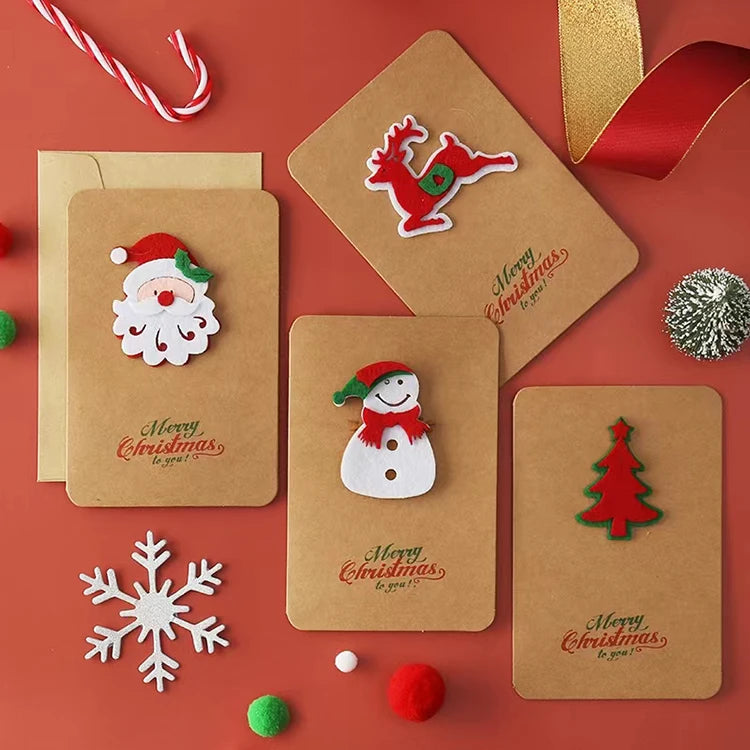Eco Friendly Kraft Paper Business Wedding Christmas Thank You Cards Custom Printing Thank You Card for Small Business