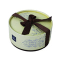 Round Velvet Rigid Gift Box Custom Round Cylinder Macaron Chocolate Paper Box Packaging