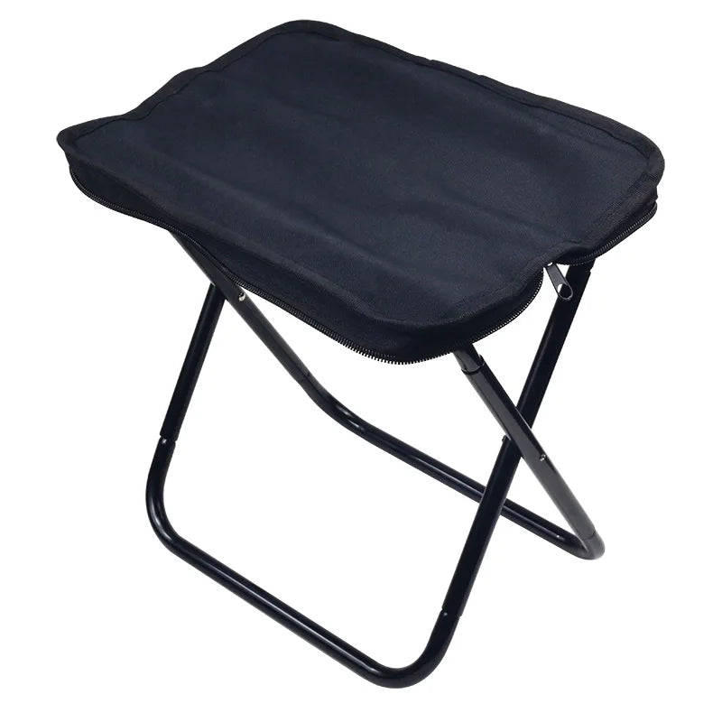 Ultra Light Compact Portable Camping Chair Outdoor Zipper Handbag Folding Stool