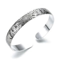 Vintage Custom Lotus Leaf Brass Bracelet Adjustable Cuff Bangle Jewelry Bracelets for Women and Girls