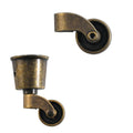 Wear-resistant and Anti-slip! Sofa Accessories Imitation Zinc Alloy Universal Pulley for Furniture Hardware