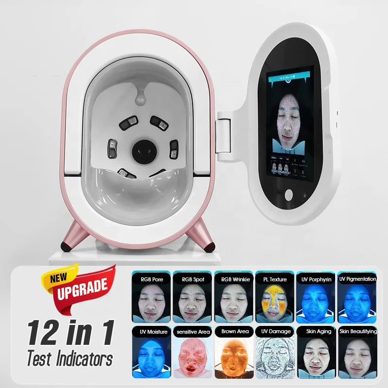 2025 Newest Korean Skin Analyzer Machine 3D Face Scanner with AI Technology