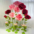 Giant Rose Paper Flowers Wedding Props Outdoor Decoration Home Furnishings Shopping Malls Hotels Decorative Flowers